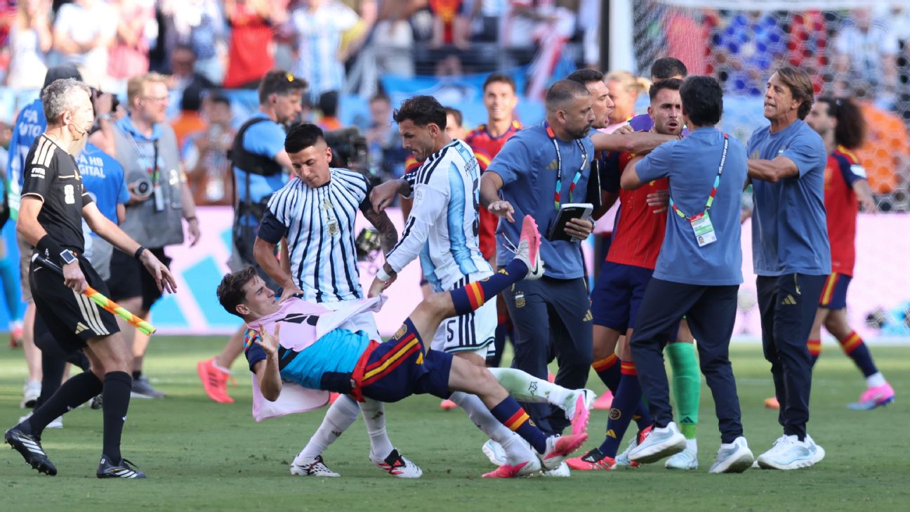 FIFA对阿根廷三人启动袭击调查 牵涉世界杯决赛冲突